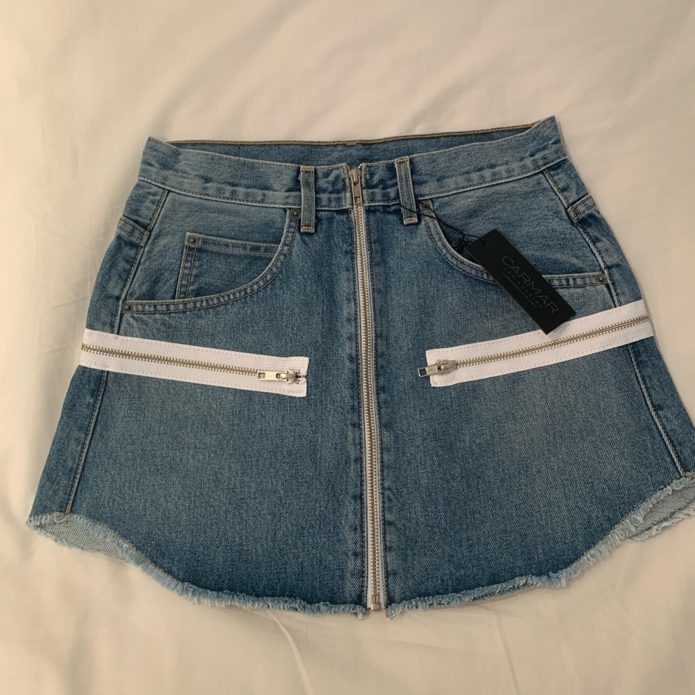 Carmar denim skirt